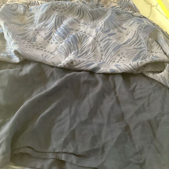 Free People Ellie Burnout Velvet Knit Dress Tunic Studded Uneck Sz m Navy - Picture 9 of 13